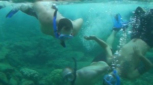 snorkeling and finding joy